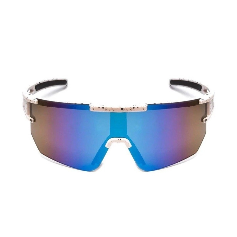 Splatter Shield multi sport  Sunglasses Mirrored Multicolor Lens Lightweight